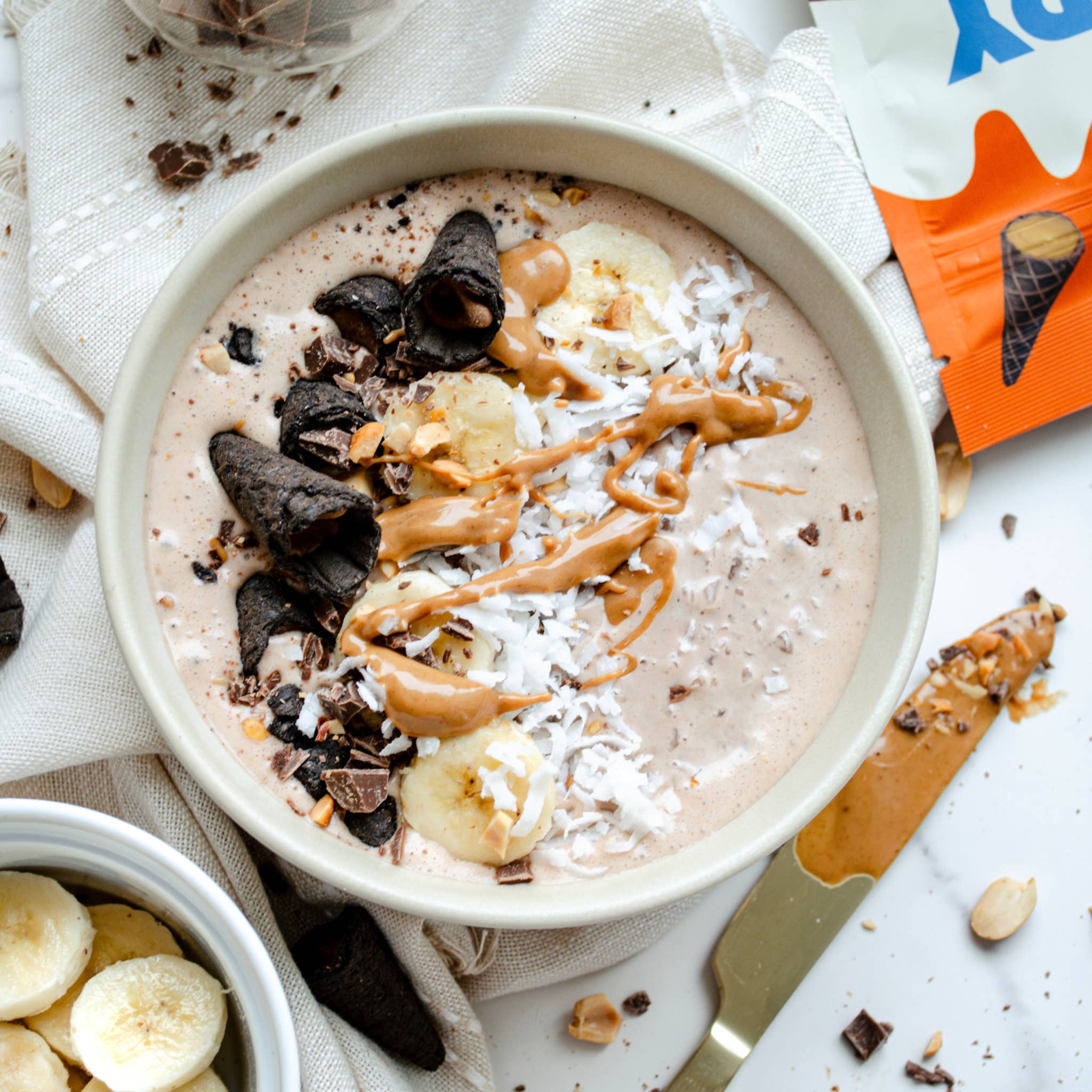 Muddy Bites - Peanut Butter Chocolate Waffle Cone Snacks