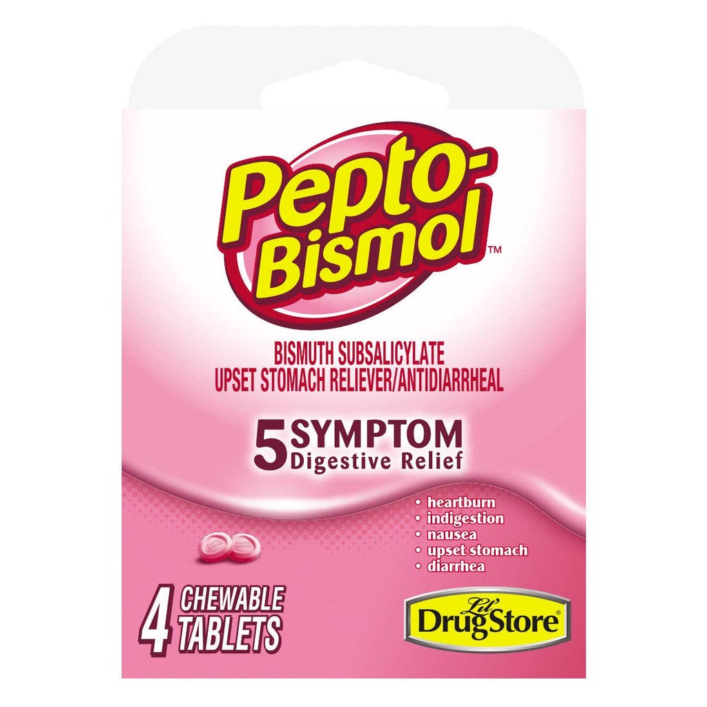 Shop The King - Pepto Bismol Drug Pepto Bismol 4pill 6 Per Box