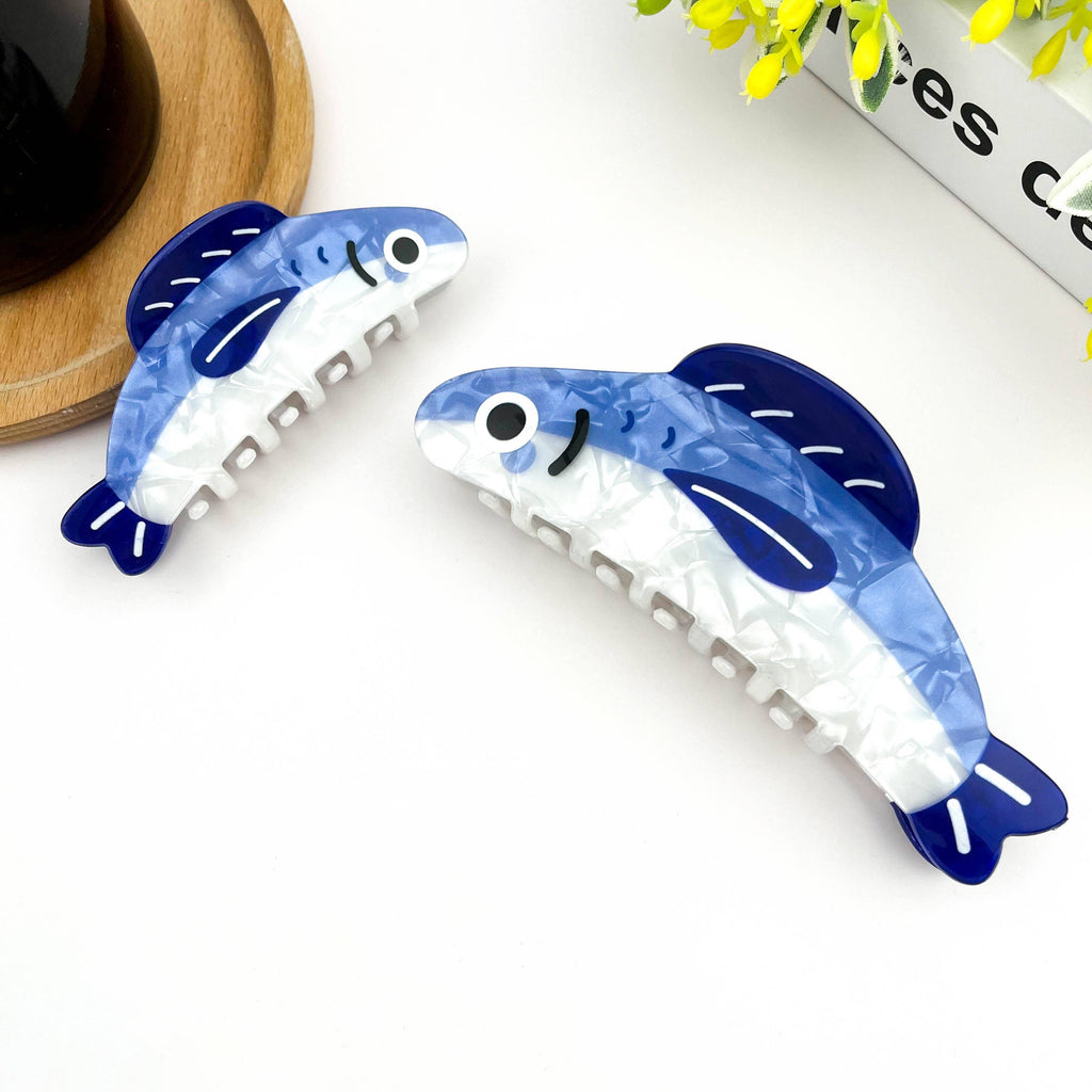 TheDivaSoap - Sardine Fish Claw Clip, Playful Marine Hair Accessory