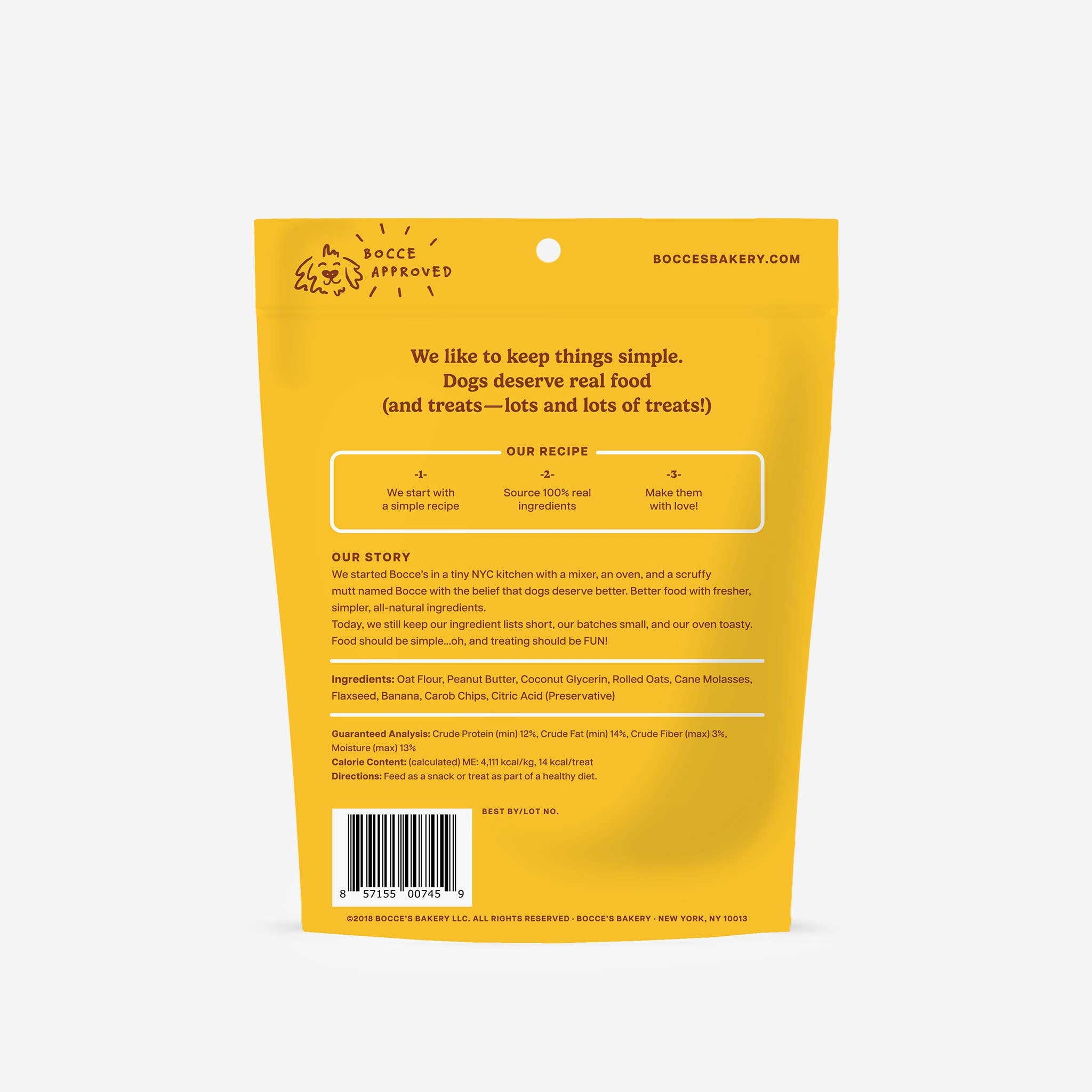 Bocce's Bakery - PB & Banana Soft & Chewy Treats