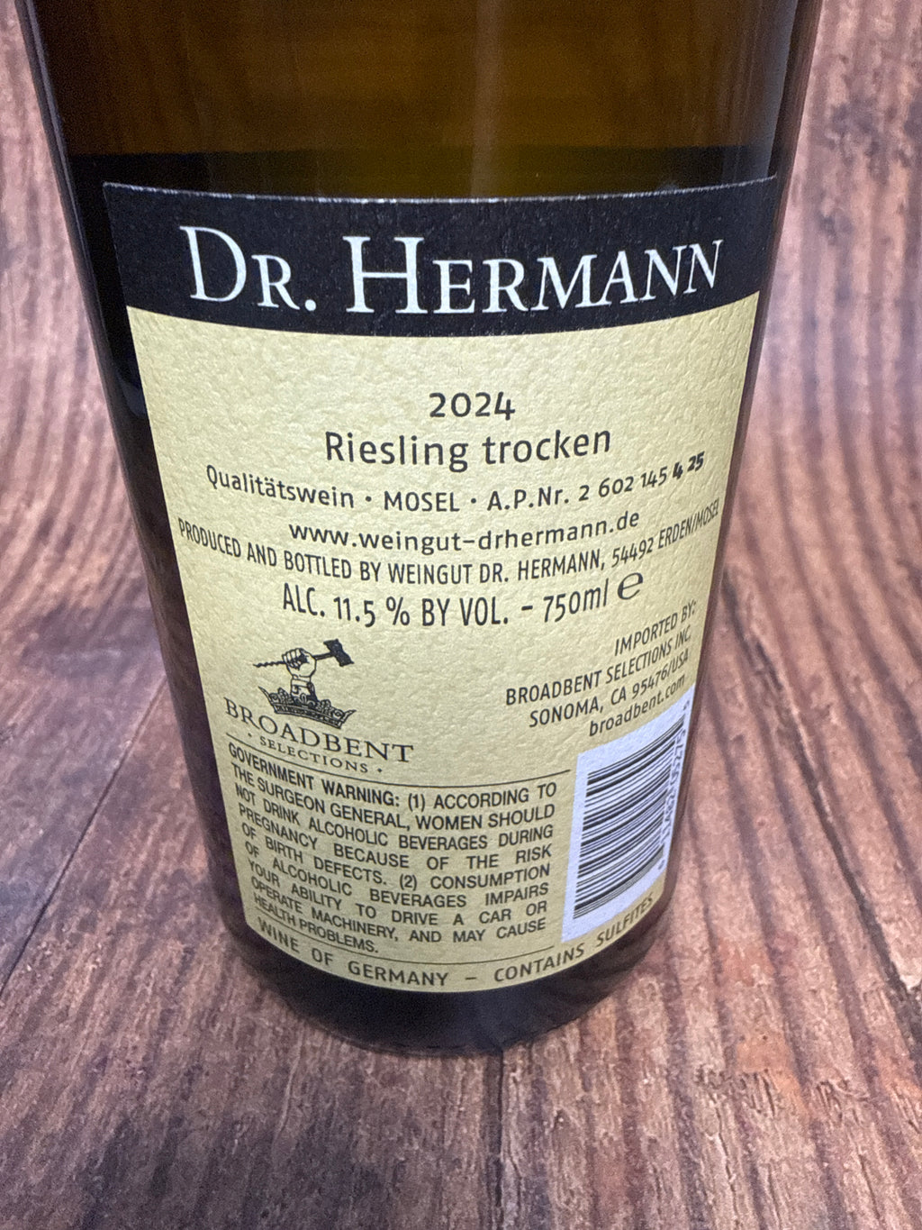 Dr. Hermann, Riesling Trocken (2024)