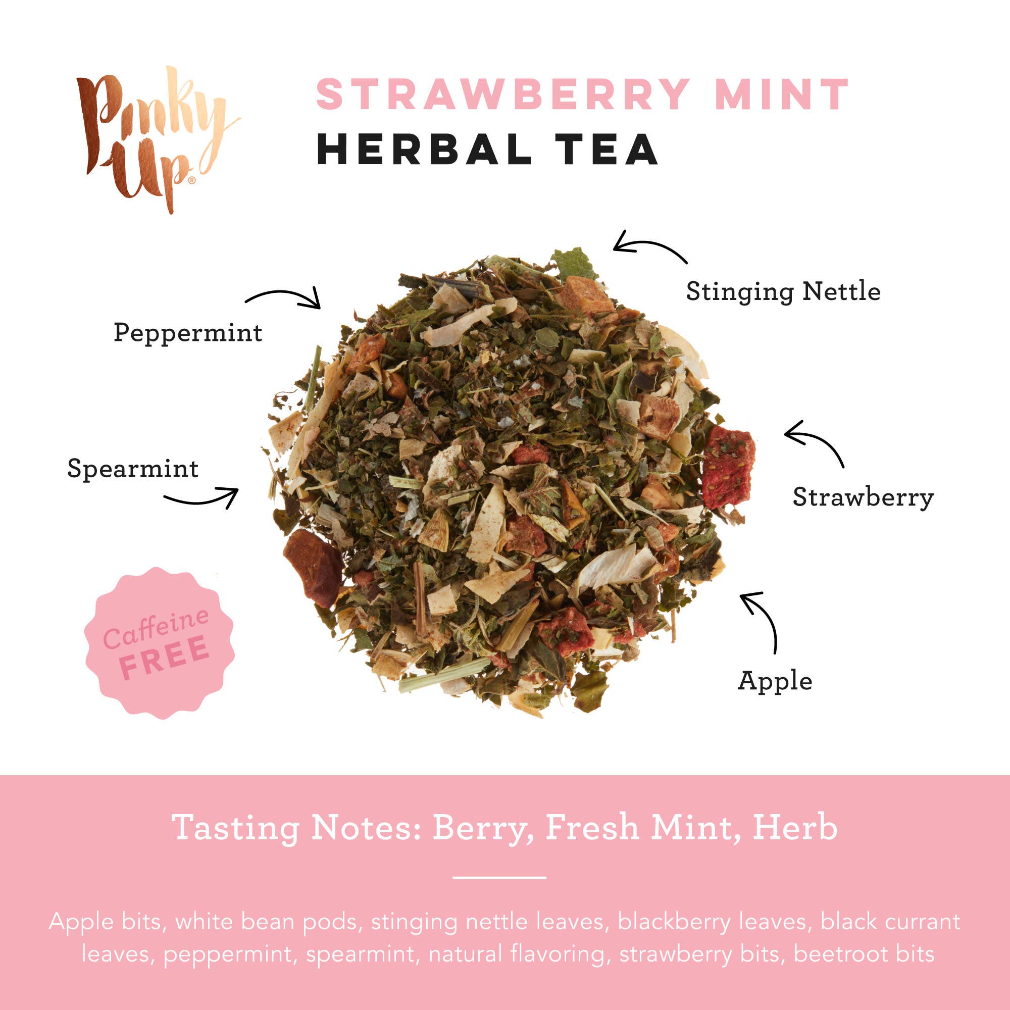 Strawberry Mint Herbal Tea