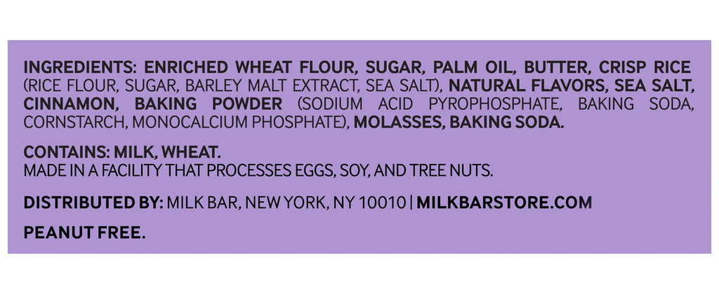 Milk Bar Store - Milk Bar Cinnamon Toast Super Crunchy Cookies