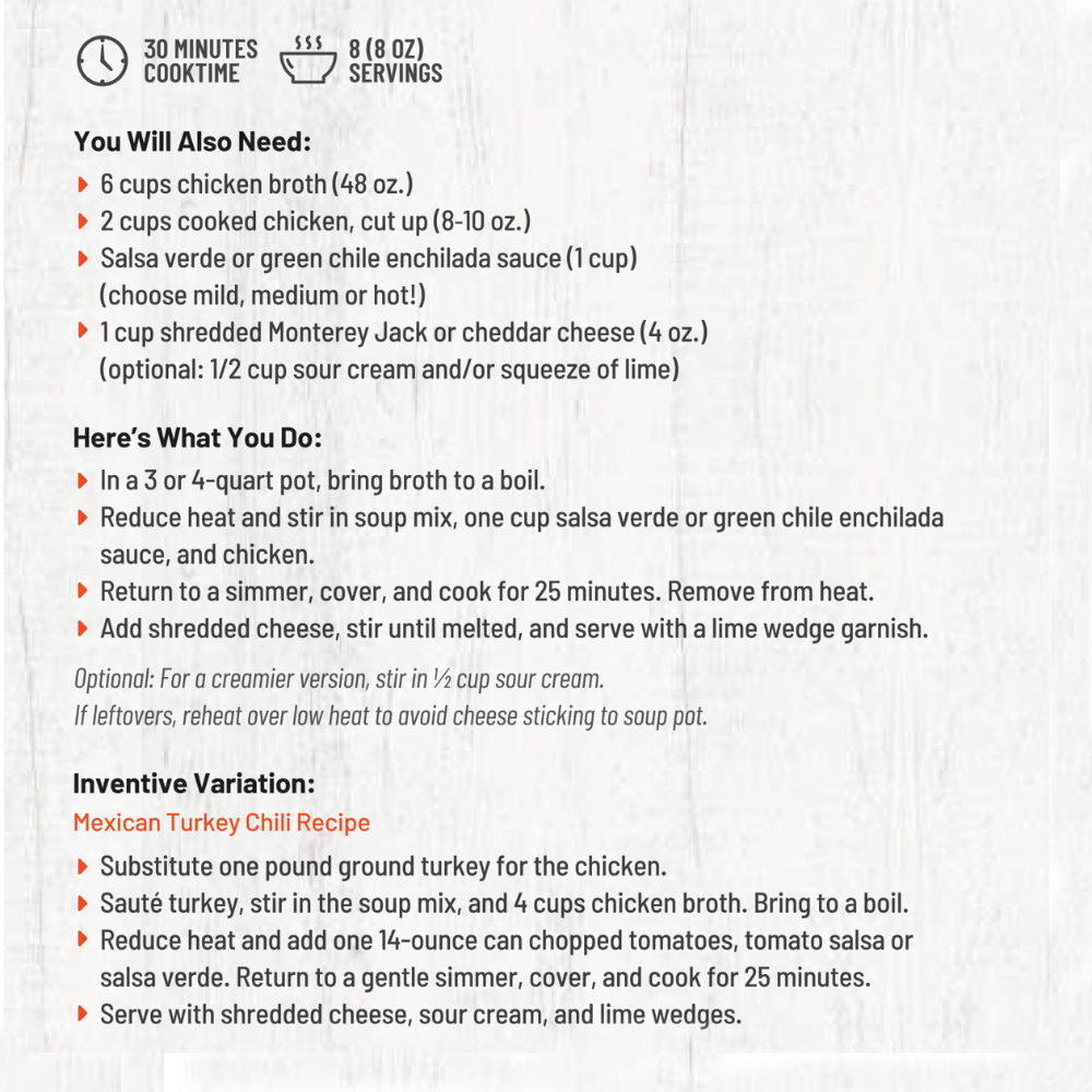 Anderson House | Frontier Soups - Arizona Sunset Enchilada Soup Mix