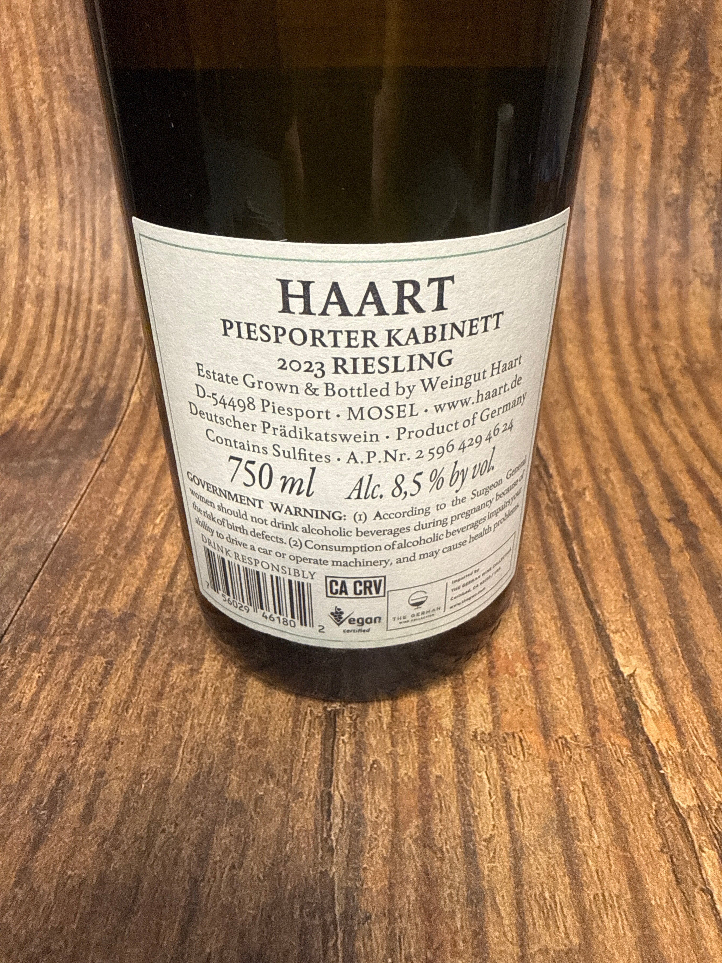 Reinhold Haart, Riesling Piesporter Kabinett (2023)