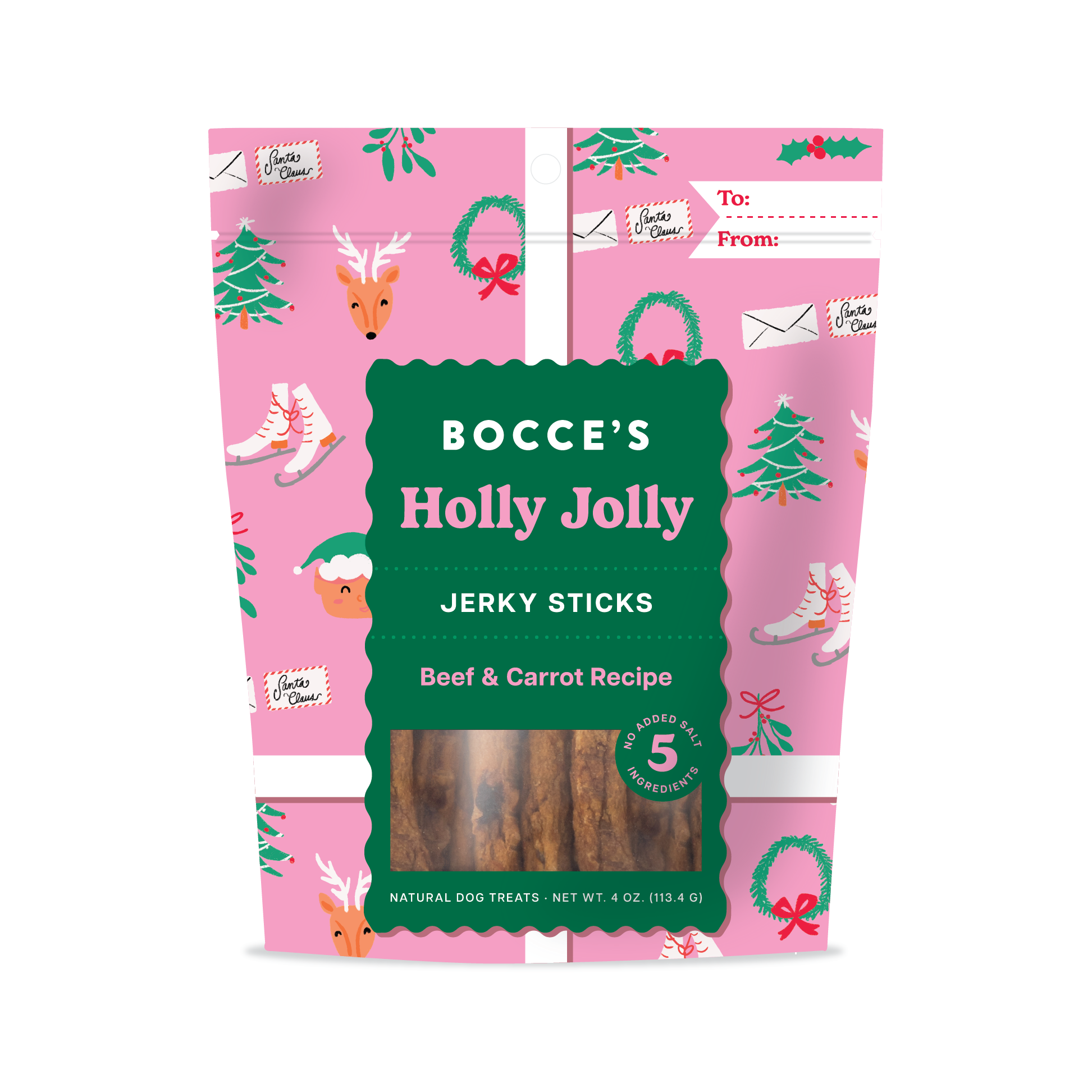 Bocce's Bakery - Holly Jolly Jerky Sticks