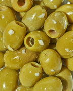 Lemon Garlic Green Olives 4oz - Freestyle Snacks