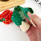 TheDivaSoap - Chili and Cabbage Claw Clip Acetate Vegetable Hair Clips