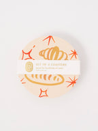 One & Only Paper - Oui Croissants Coasters - Set of Four