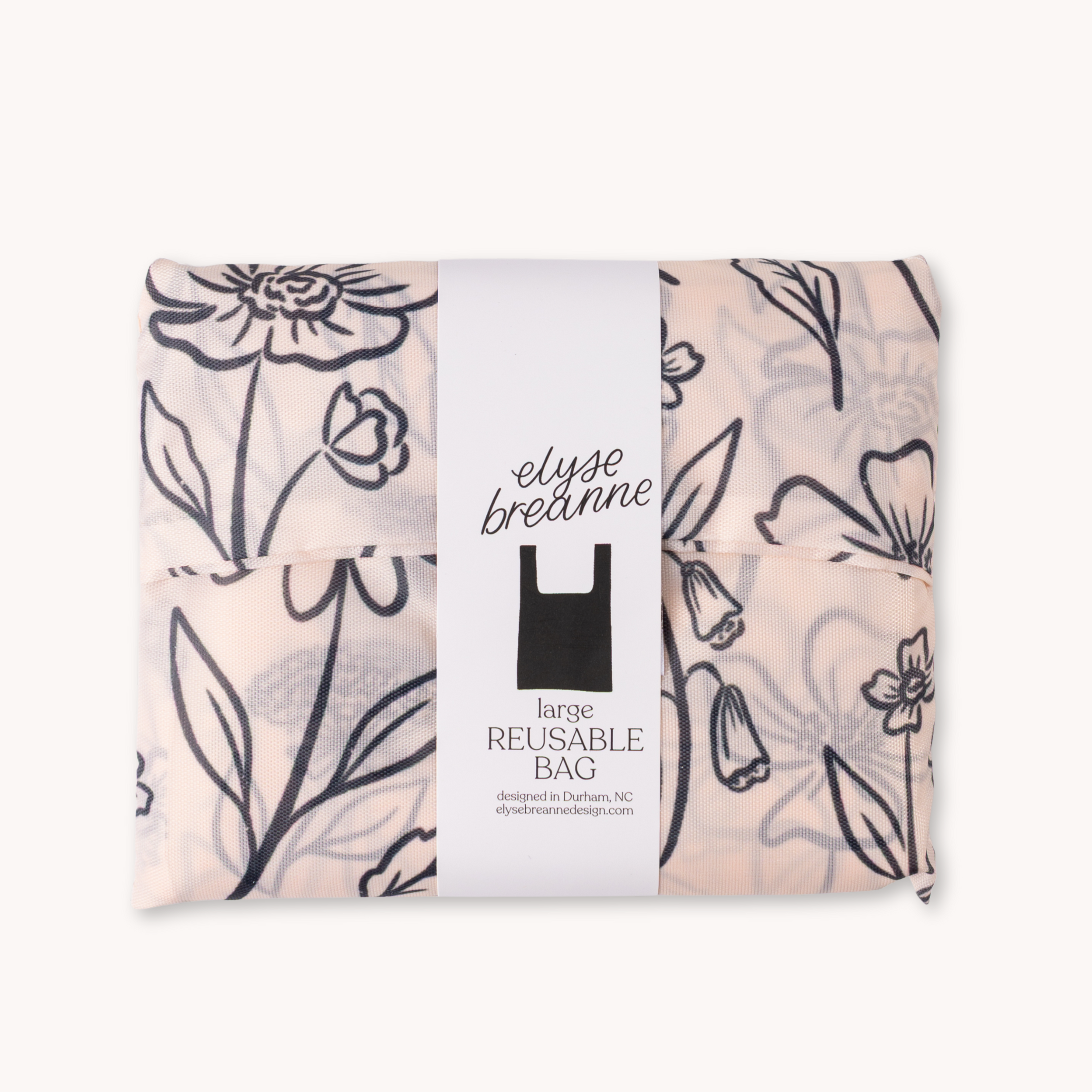 Elyse Breanne Design - Pressed Floral Reusable Bag