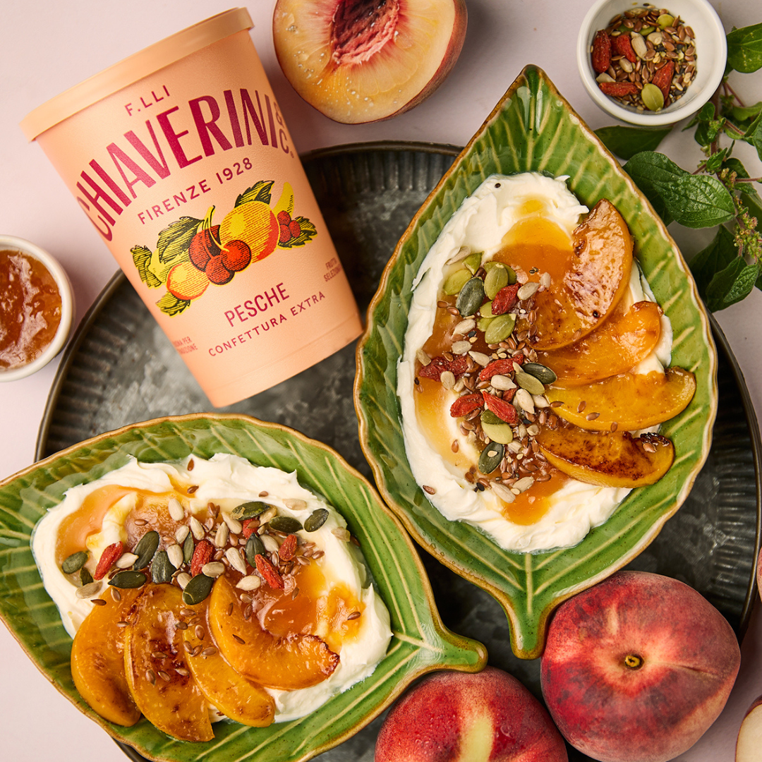 Fine Italian Food - Chiaverini Firenze Peach Jam, 11.2 oz