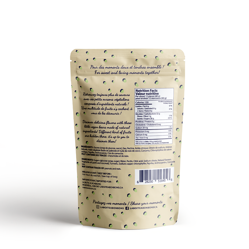 La boîte à bonbons - Vegan Bears - Gummy Candies