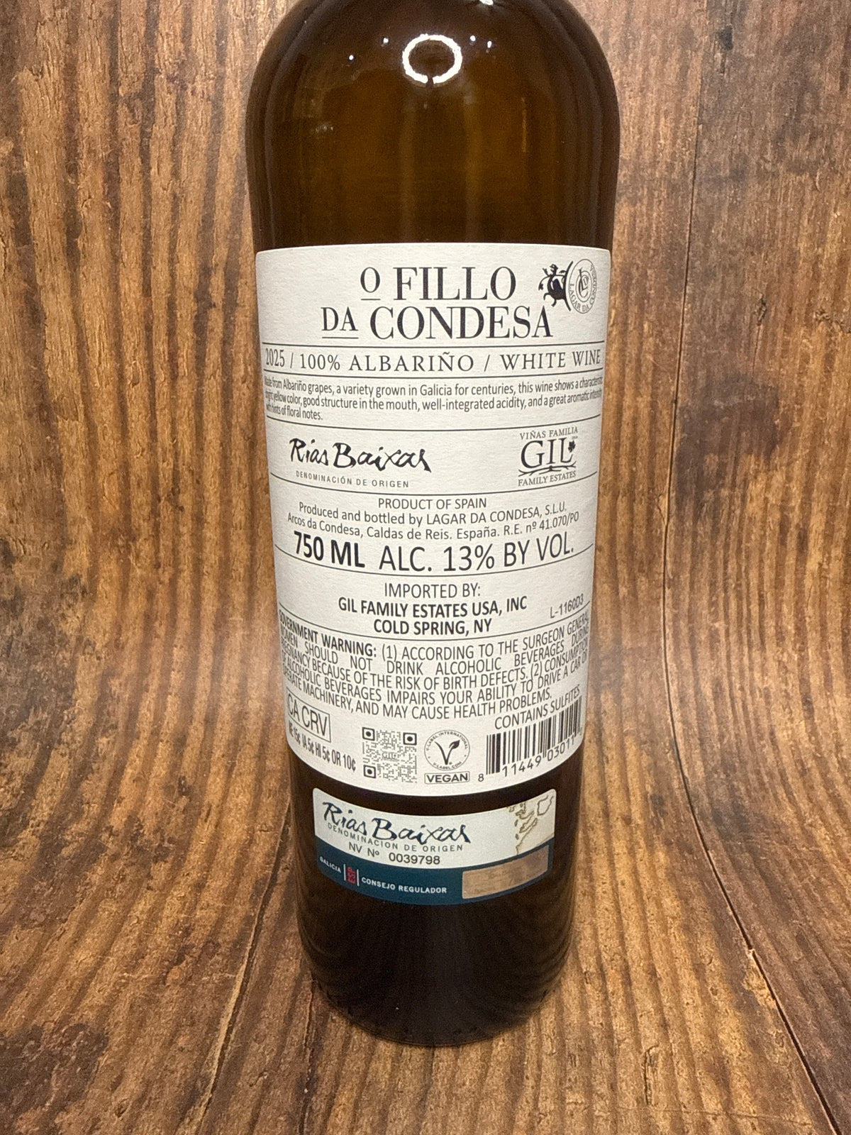 Lagar da Condesa, Rias Baixas Albarino O Fillo Da Condesa (2025)