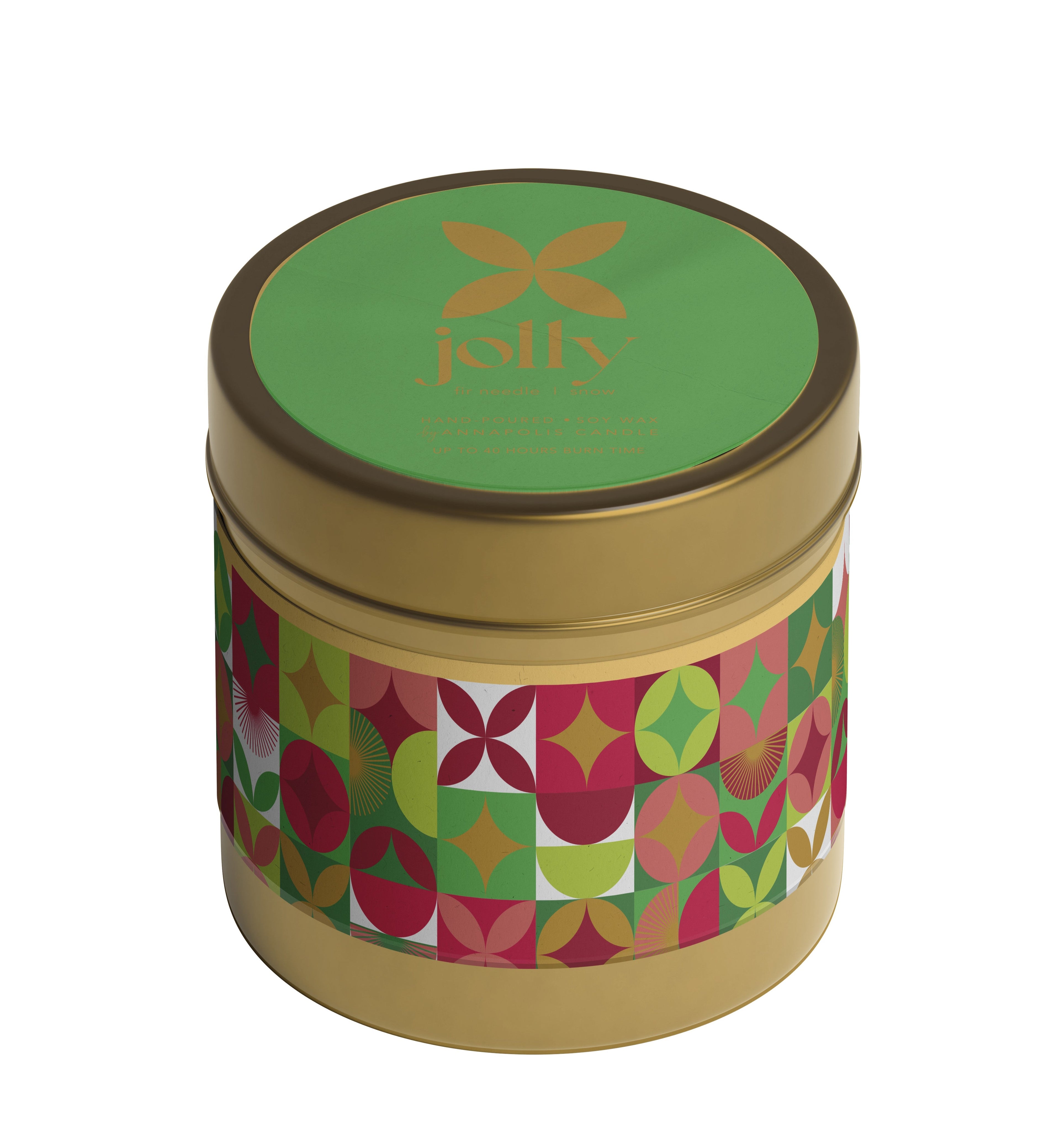 Jolly Candle Tin