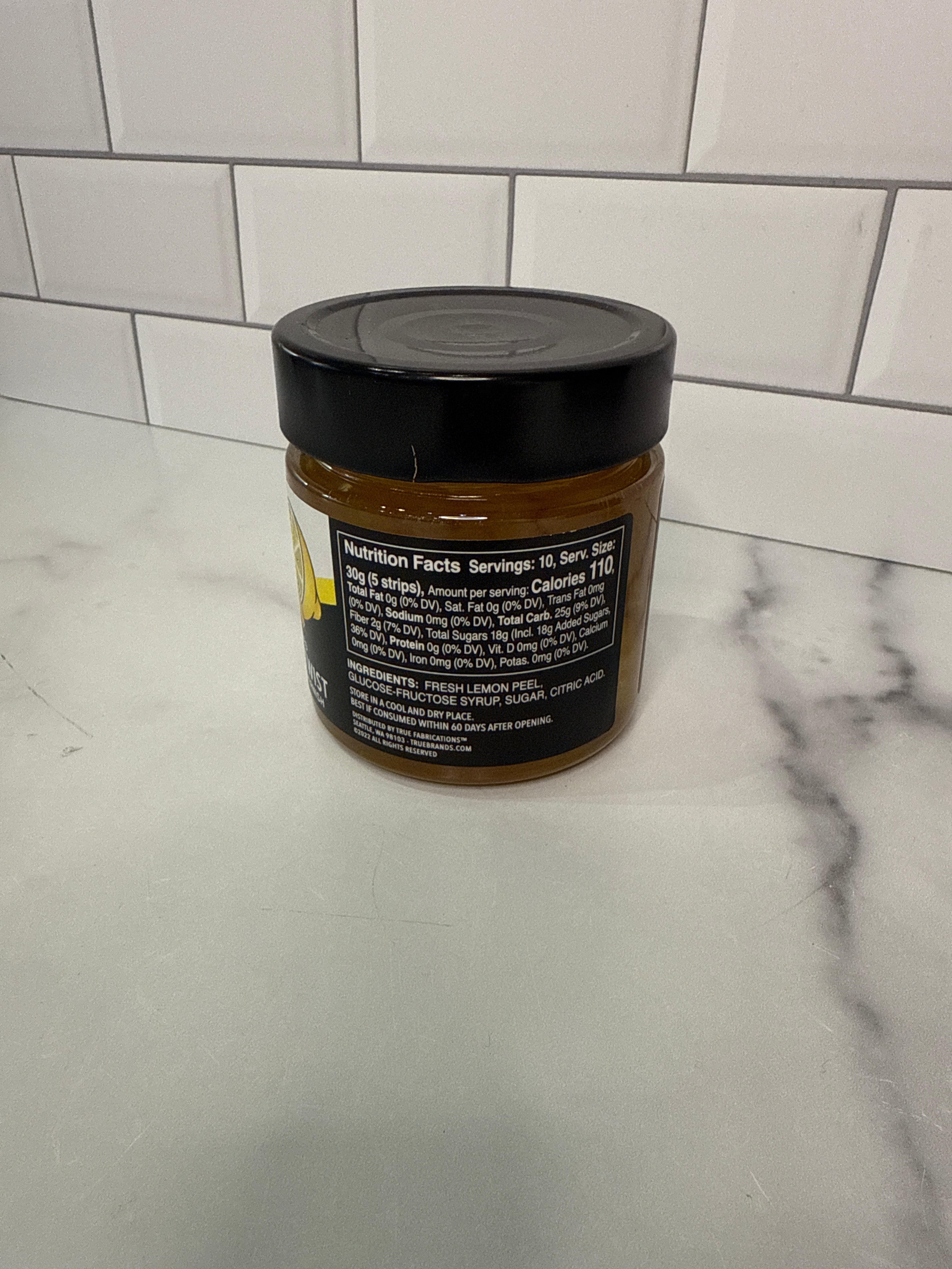 Lemon Twist in Syrup