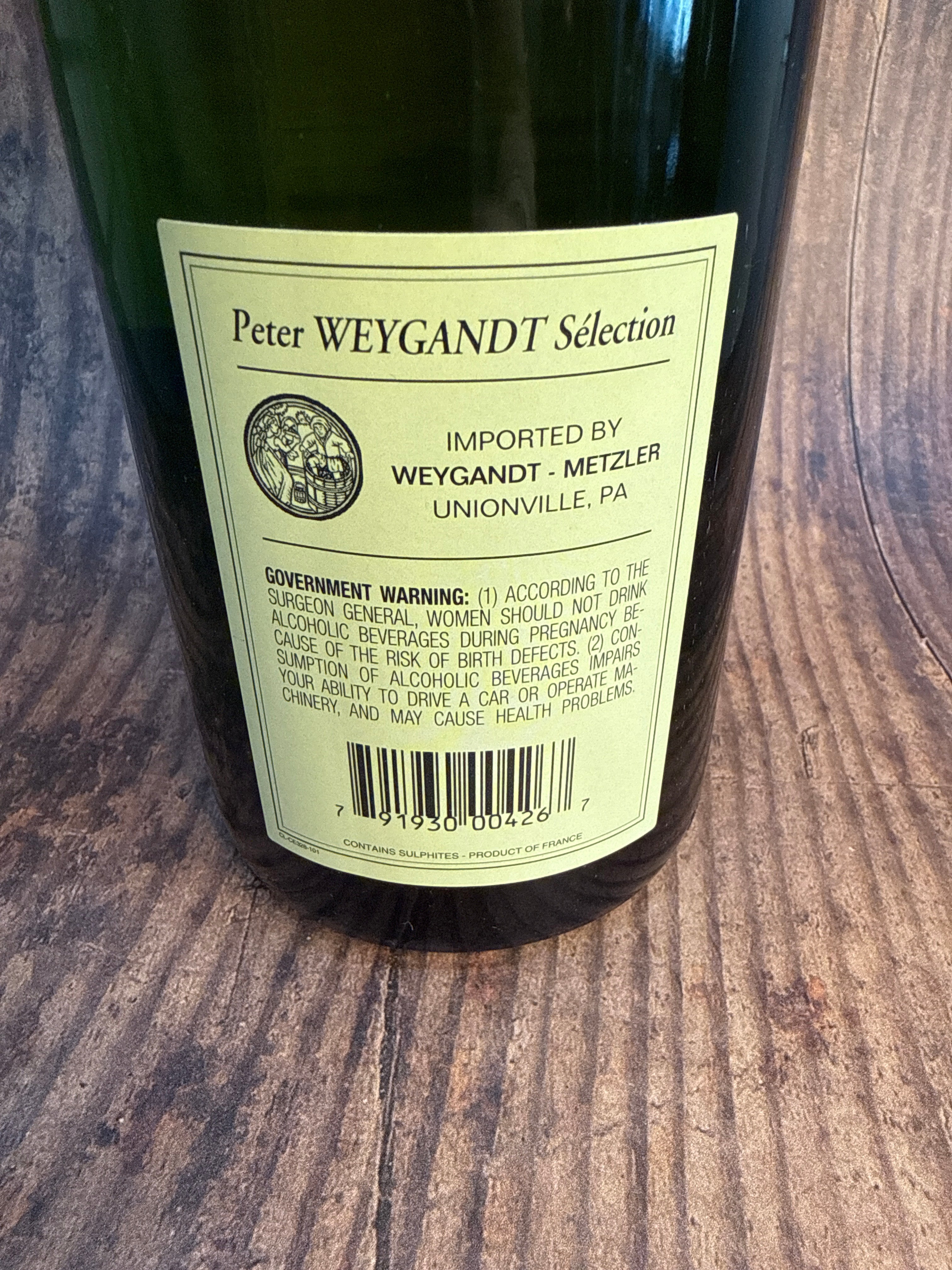 Brut-Comte Cremant du Jura Chardonnay