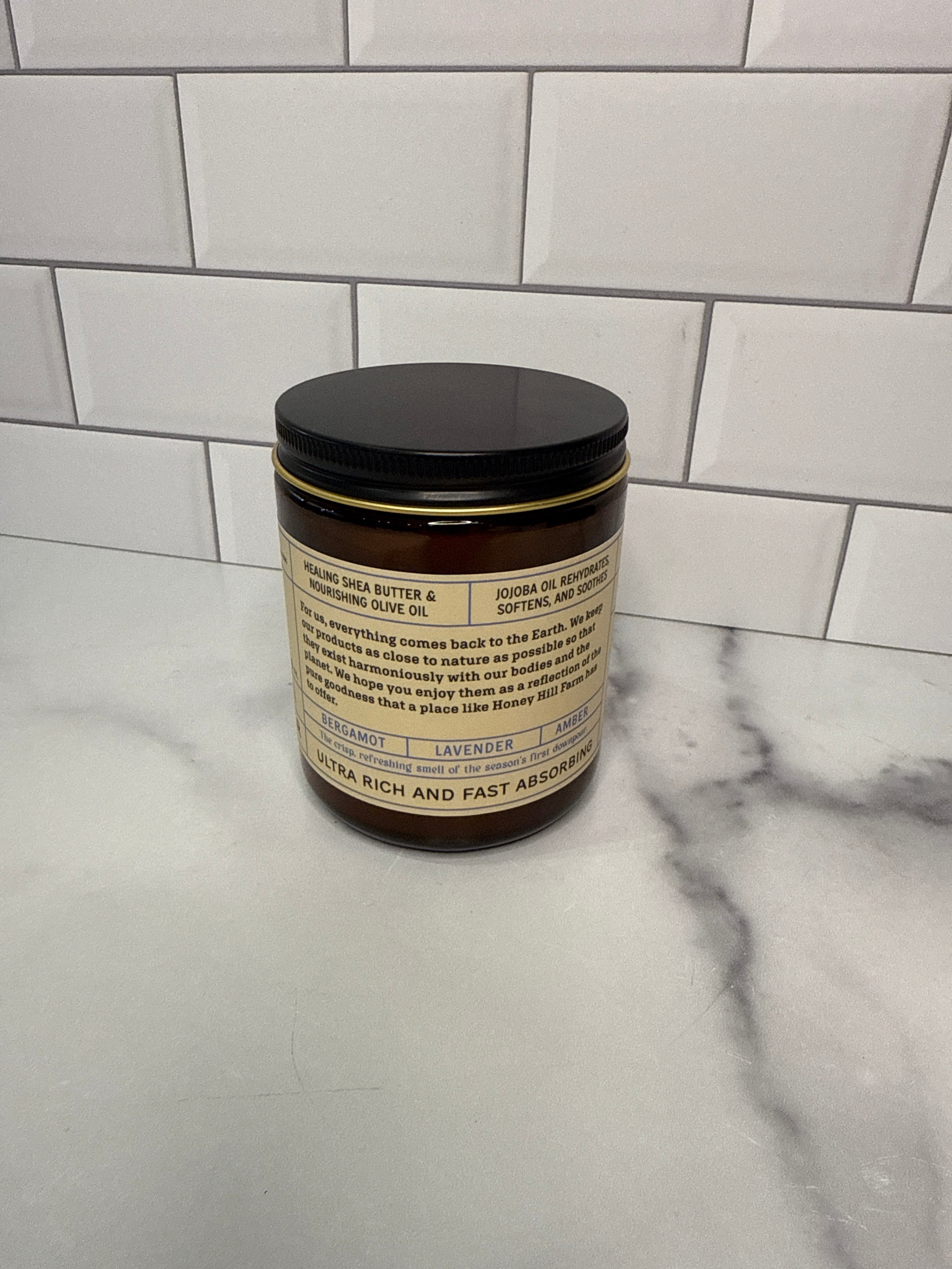HONEY HILL FARM Body Butter - Clean Rain