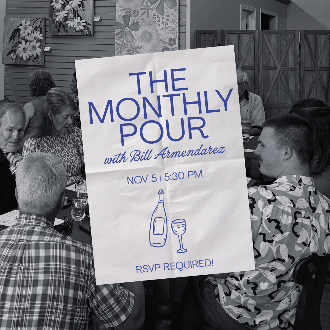 "The Monthly Pour" Nov. Wine Tasting