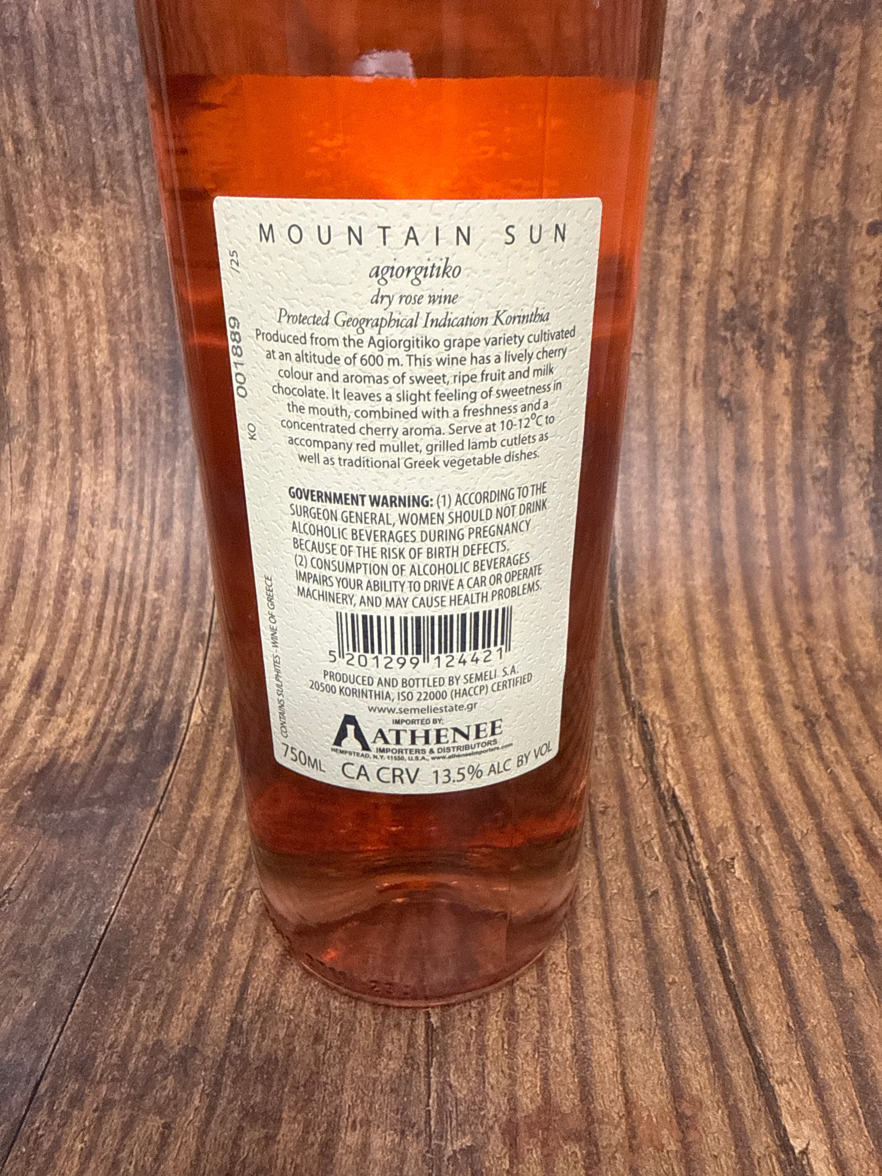 Seméli Estate, Mountain Sun Rosé (2025)