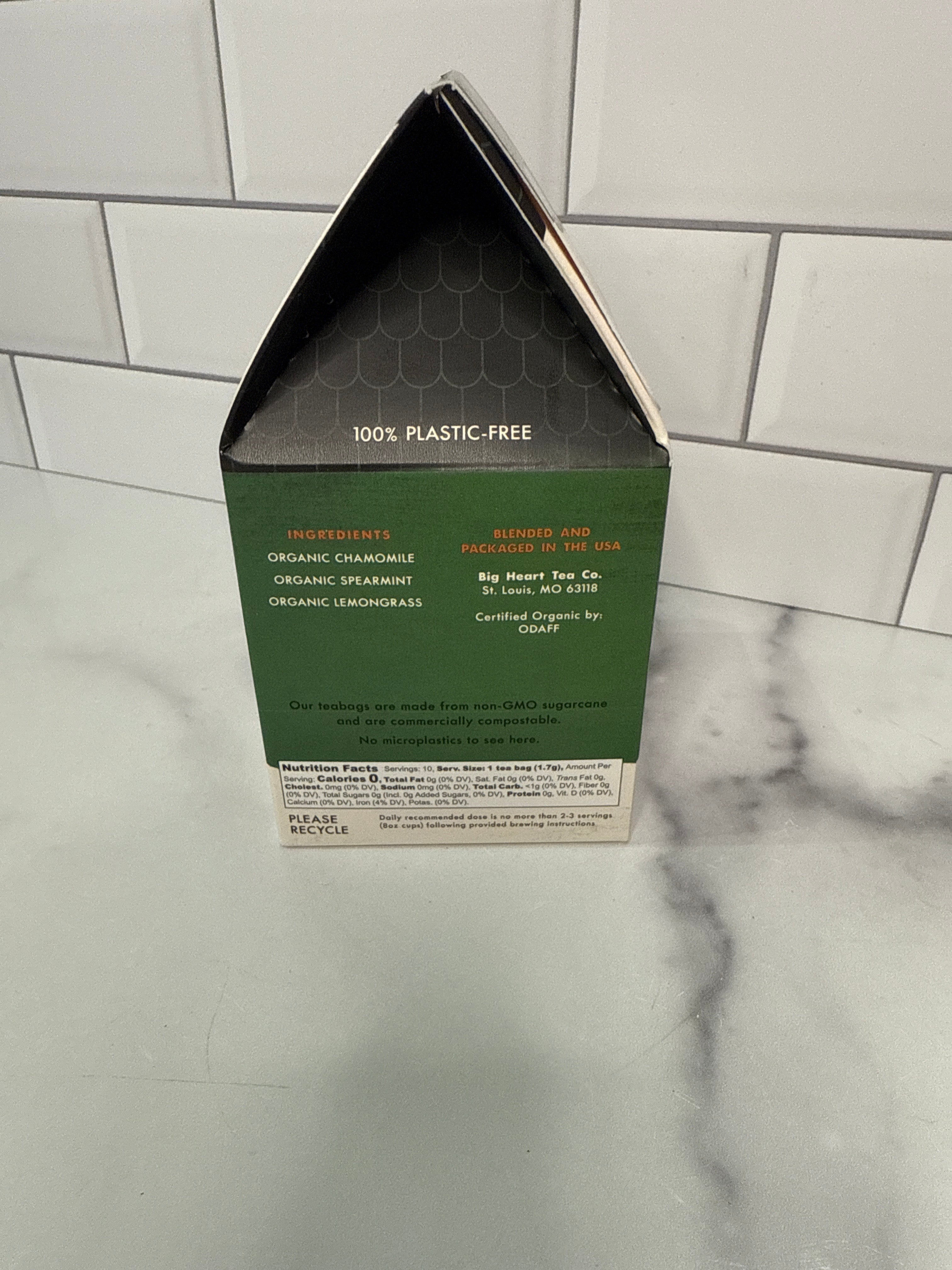 BIG HEART TEA Box 10 - Cozy Night