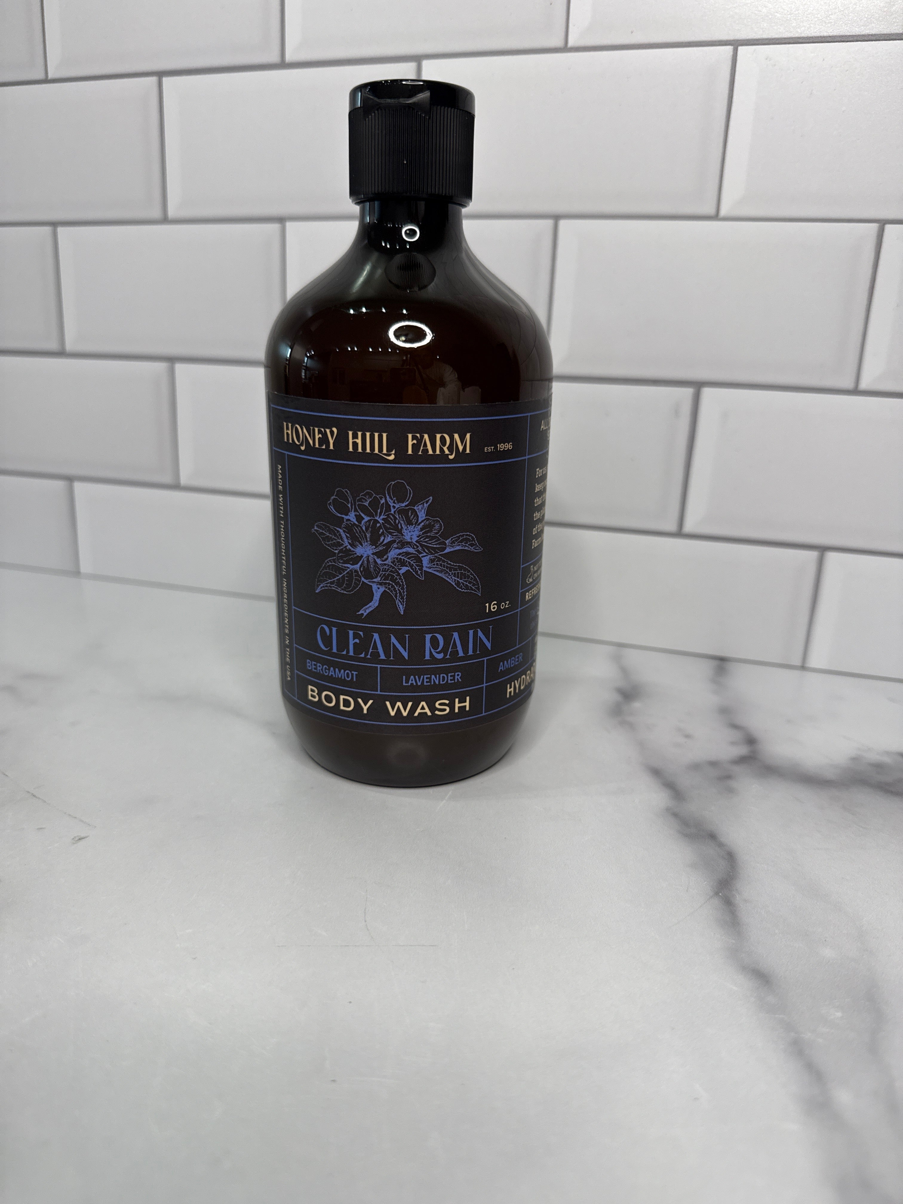HONEY HILL FARM Body Wash - Clean Rain