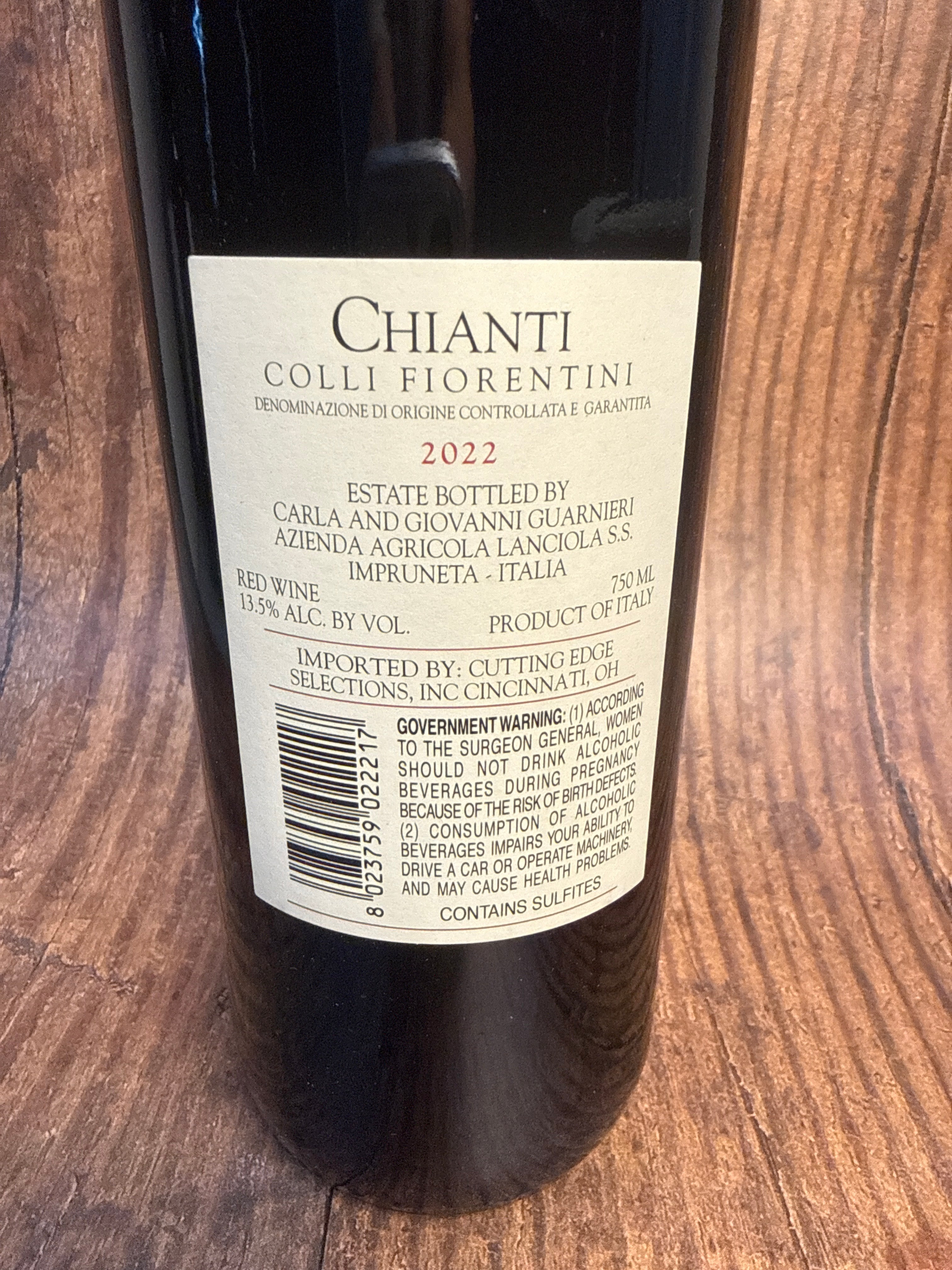 Lanciola, Chianti Colli Fiorentini (2022)
