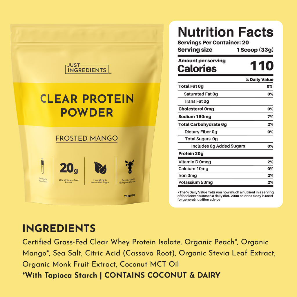 Just Ingredients - Clear Protein Powder