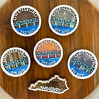 Owensboro Bridge Magnet (Round)