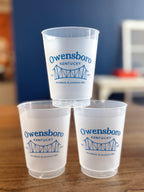 Blue Bridge Frosted Cup