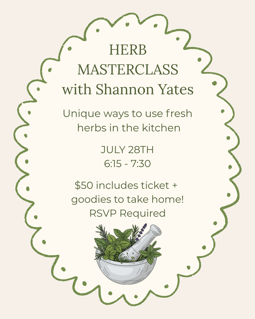 Herb Masterclass