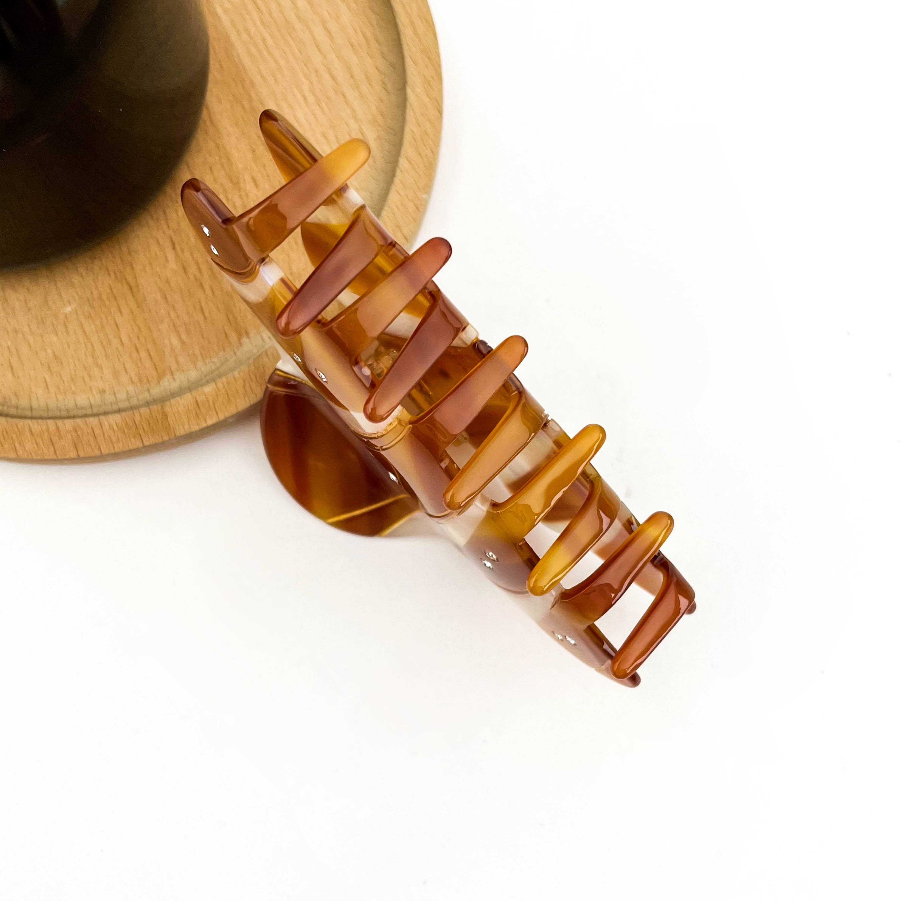 TheDivaSoap - New Croissant Hair Claw Clip, Bread-shaped Hair Clip