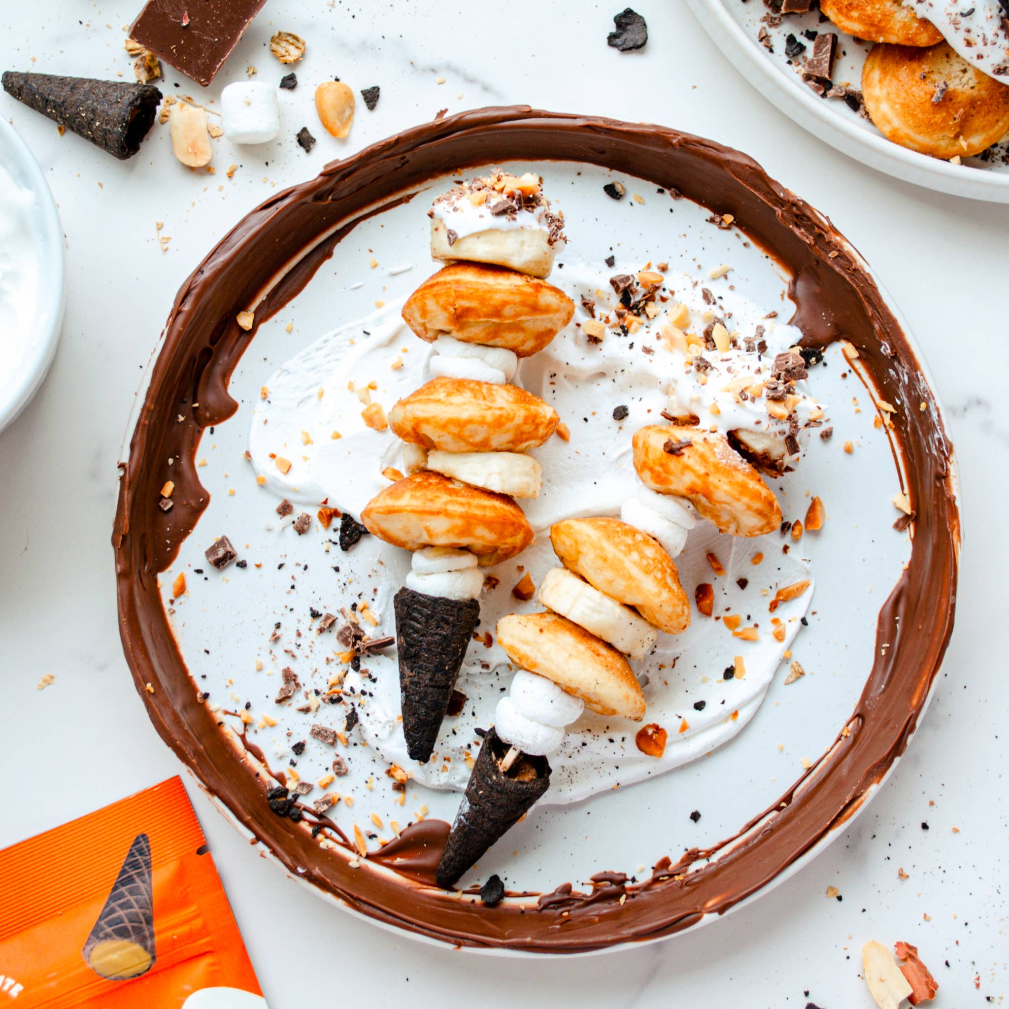 Muddy Bites - Peanut Butter Chocolate Waffle Cone Snacks