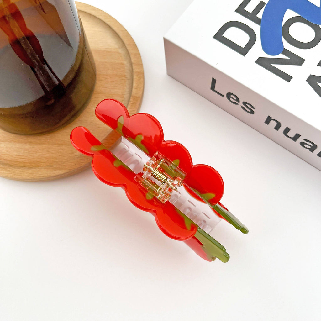 TheDivaSoap - Bunch Of Tomatoes Hair Clip, Fruit Claw Clip