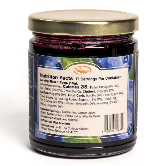 In The Curious Kitchen - Bourbon Blueberry Jam