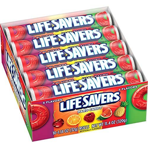 Shop The King - Life Savers Five Flavor 20 Per Box