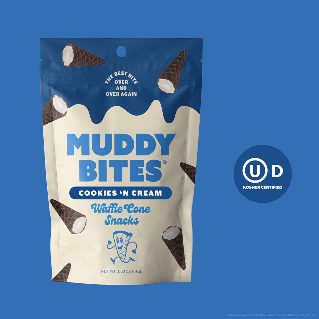 Muddy Bites - Cookies 'N Cream Waffle Cones Snacks