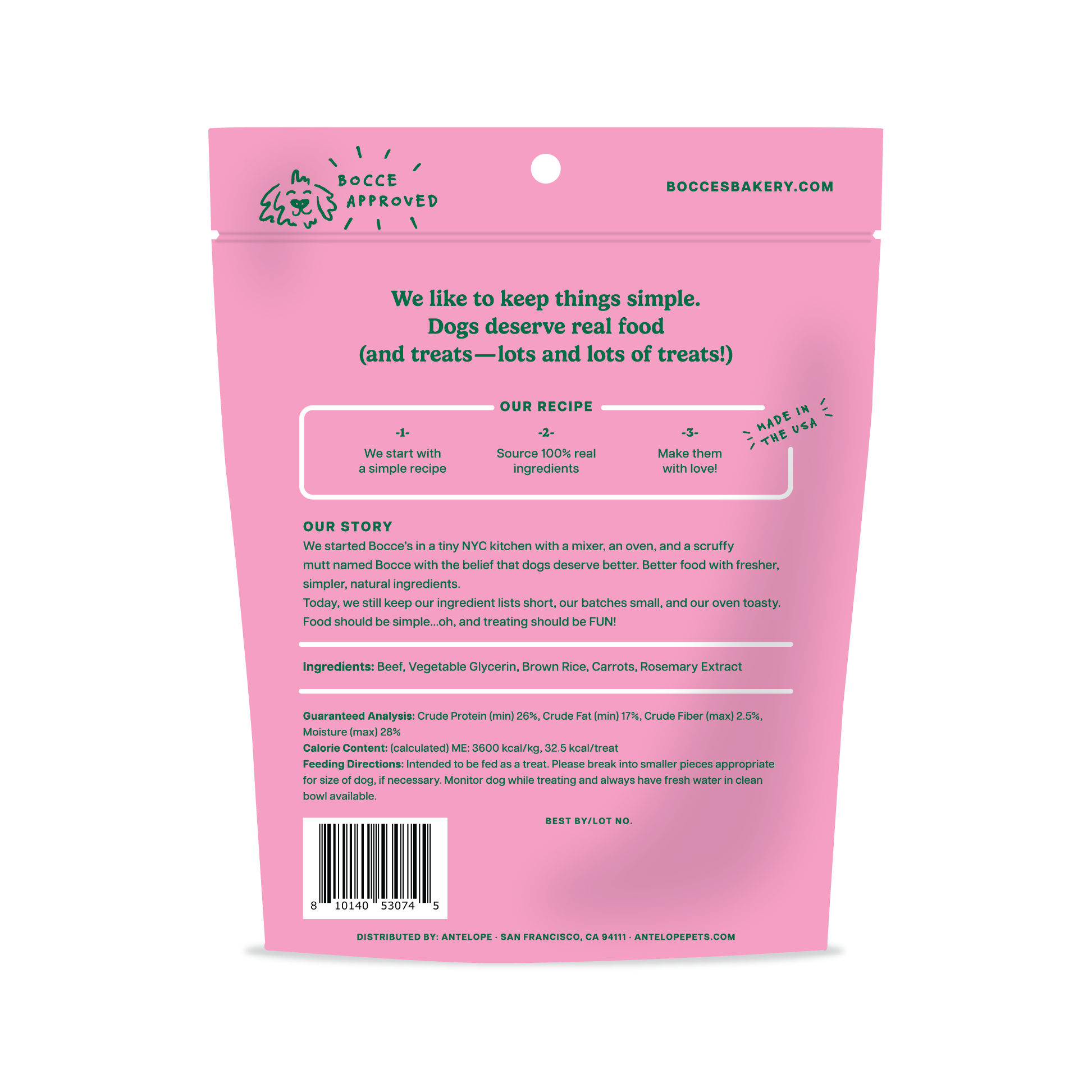 Bocce's Bakery - Holly Jolly Jerky Sticks