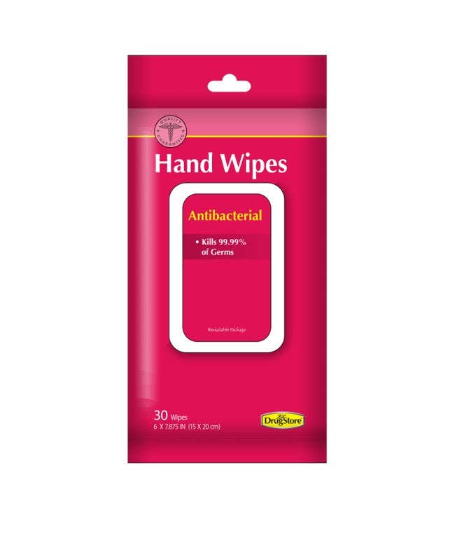 Shop The King - Lil' Drugstore Drug Hand Wipes Antibacterial 30ct Single Bag