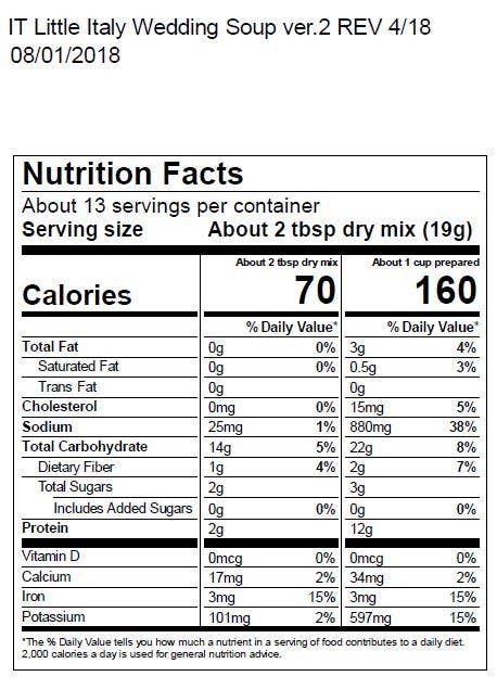Anderson House | Frontier Soups - Little Italy Wedding Soup Mix*