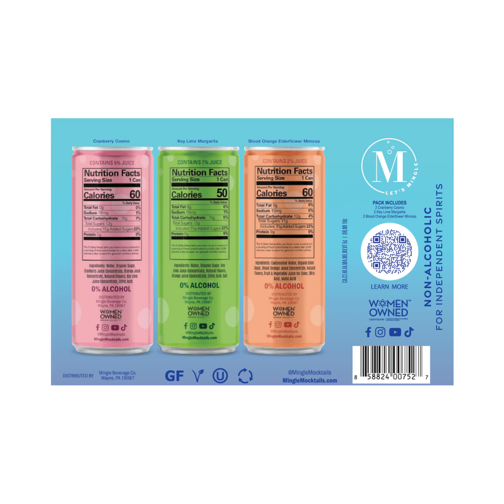 Mingle Mocktails - Mingle Non-Alcoholic Mocktails SINGLE CAN
