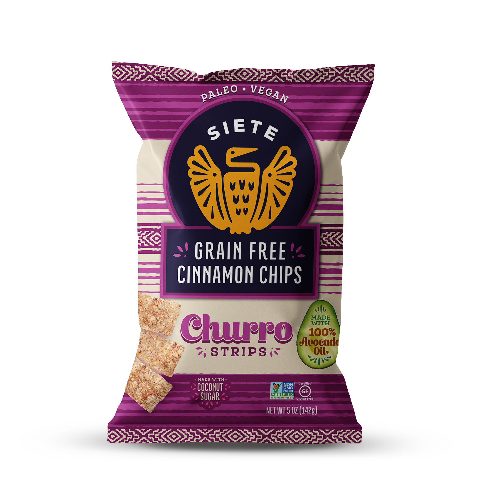 Siete Foods - Churro Strips-24 bags