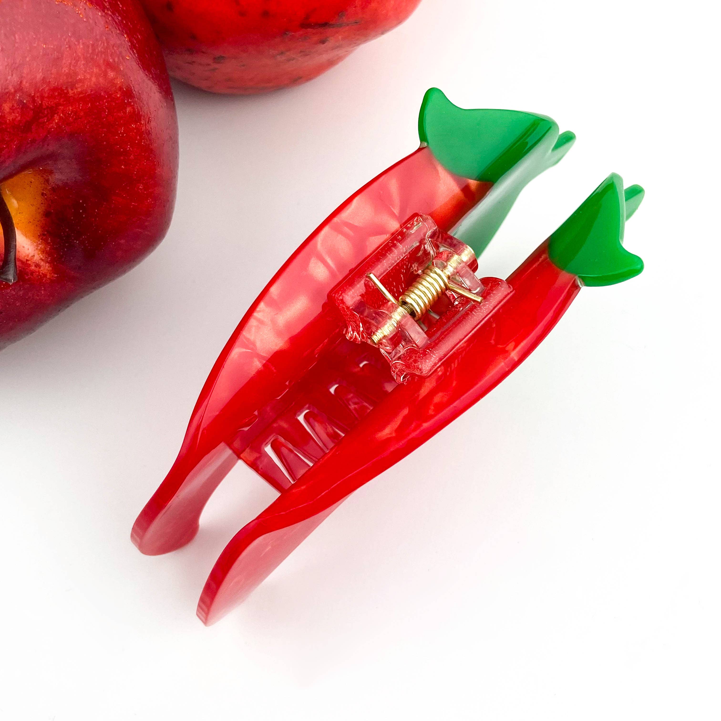 TheDivaSoap - Red Chili Pepper Hair Claw Clip