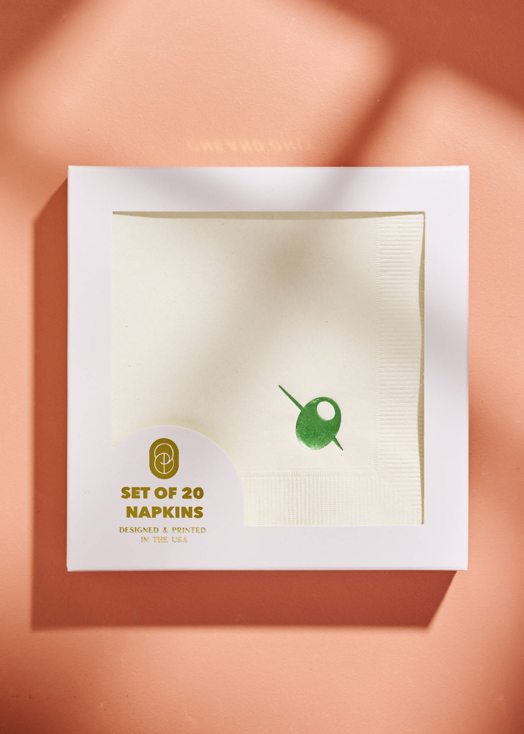 One & Only Paper - Olive Cocktail Napkins - Set of 20