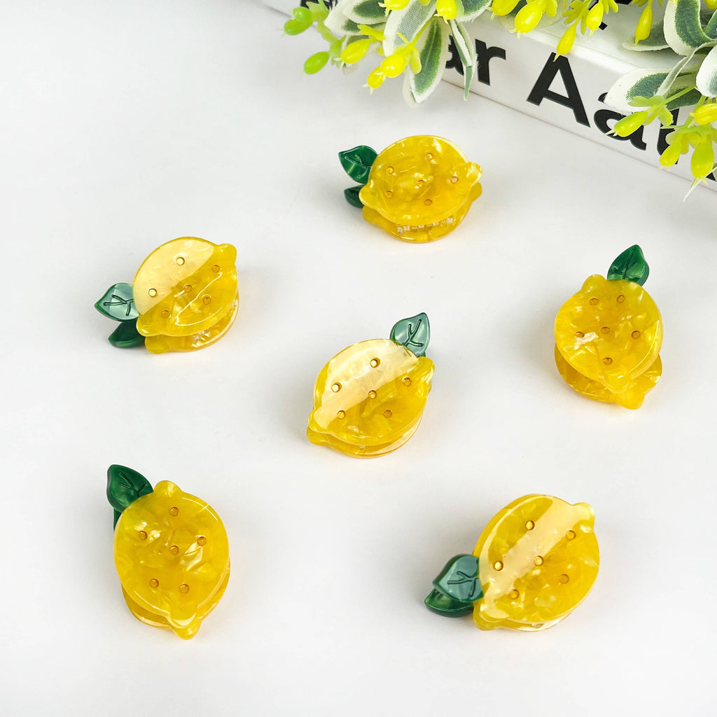 TheDivaSoap - 2PCS Lemon Mini Hair Clip