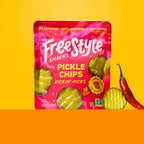 Spicy Dill Pickle Chips 3.5oz - Freestyle Snacks