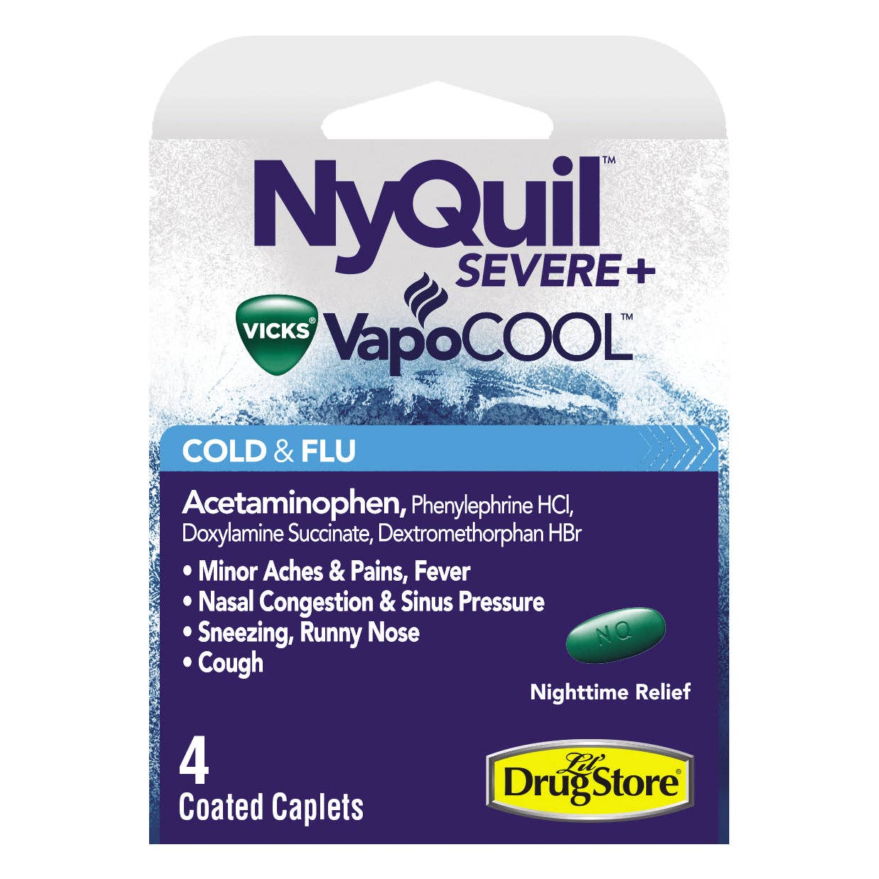 Shop The King - NyQuil Drug Sever 4pill 6 Per Box