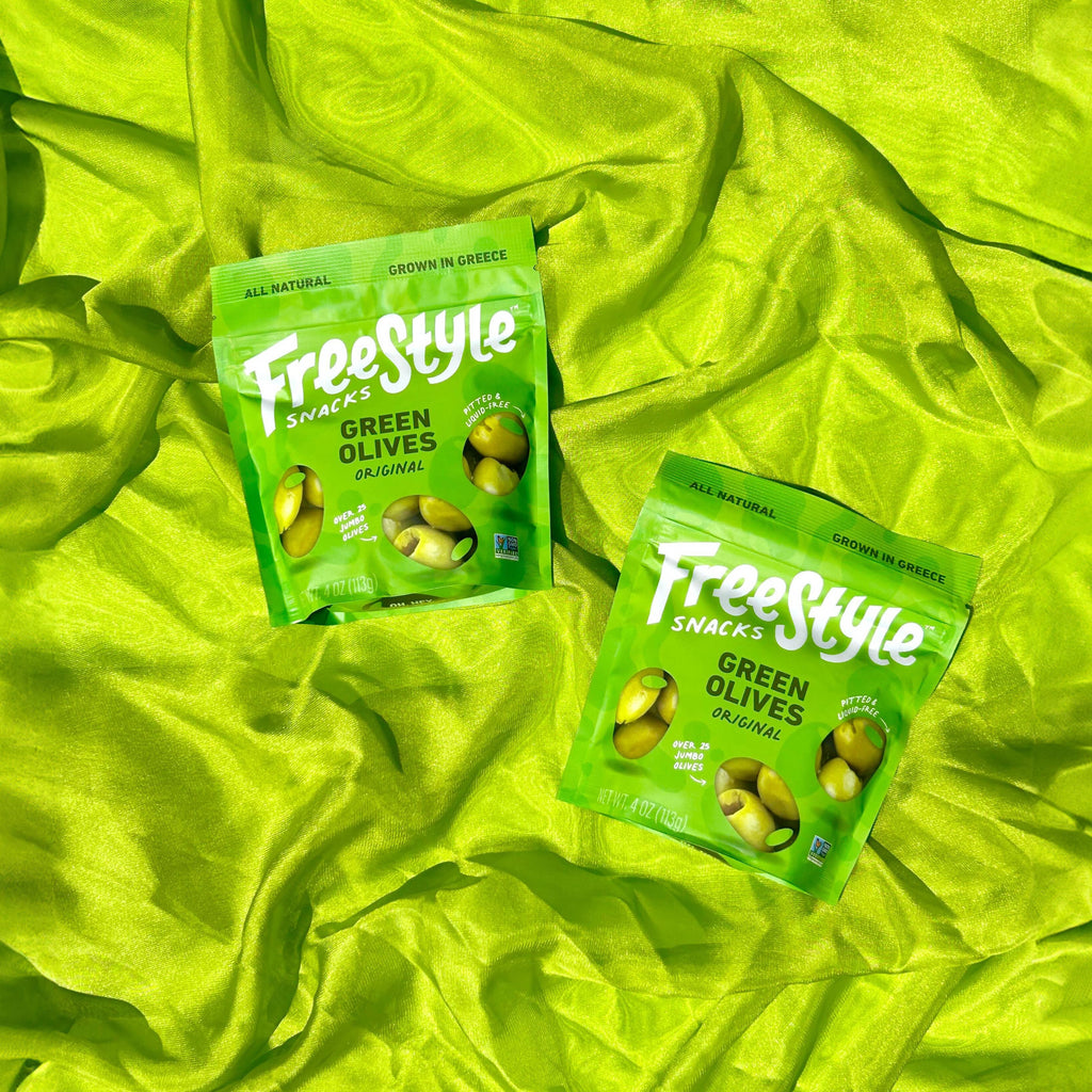 Green Olives Original 4oz - Freestyle Snacks