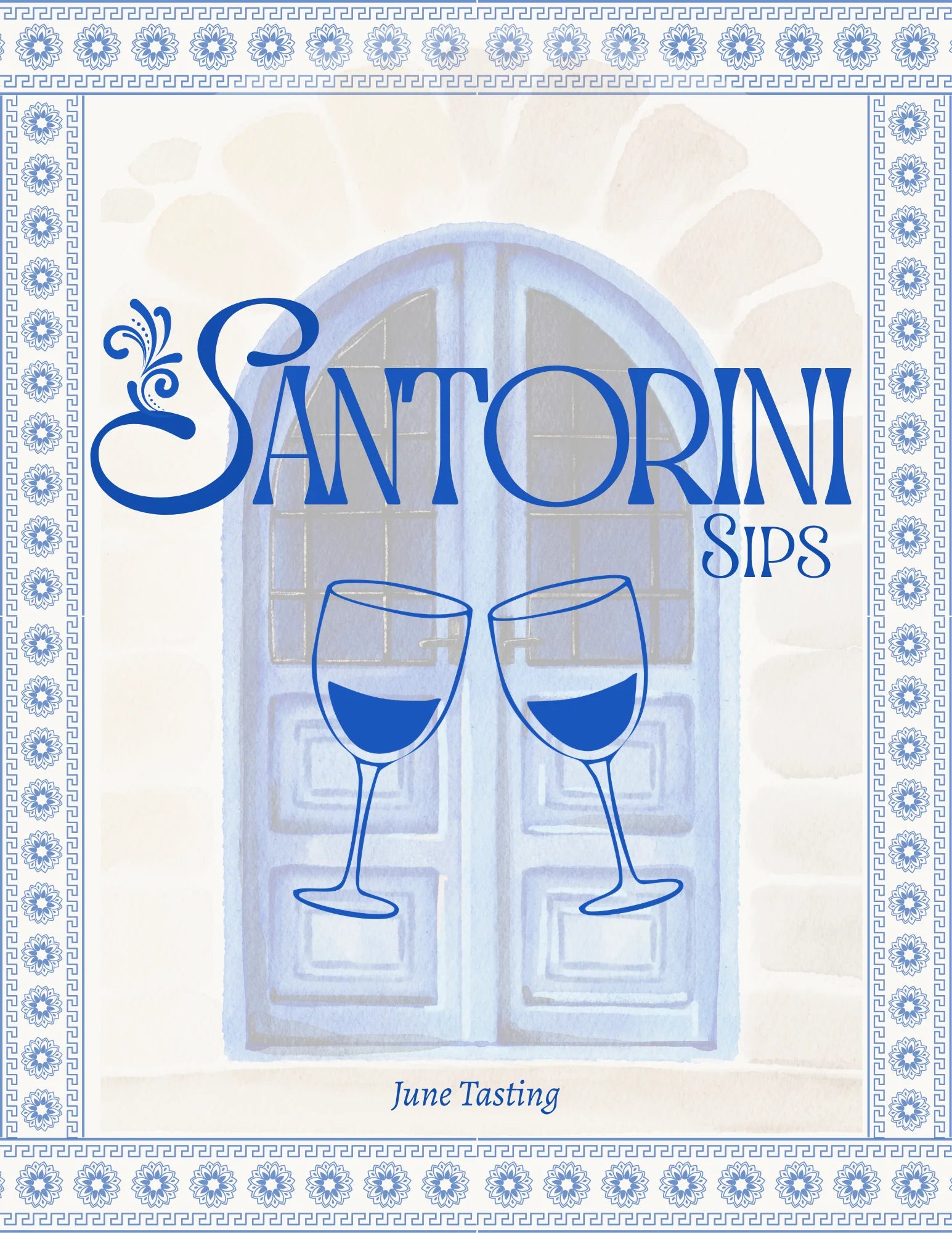 Santorini Sips Wine Tasting Event